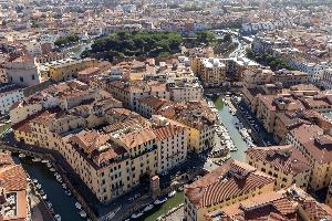Aerial view of Livorno