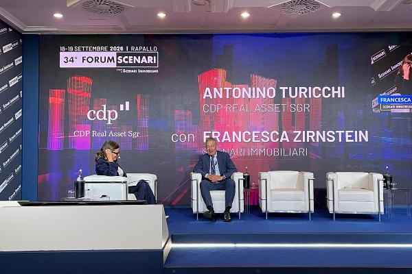 Antonino Turicchi, AD di CDP Real Asset SGR al Forum di Scenari Immobiliari 2026