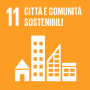 icona SDGs città e comunità sostenibili