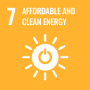 Affordable and clean energy SDGs  icon