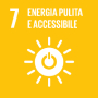 icona SDGs energia pulita e accessibile