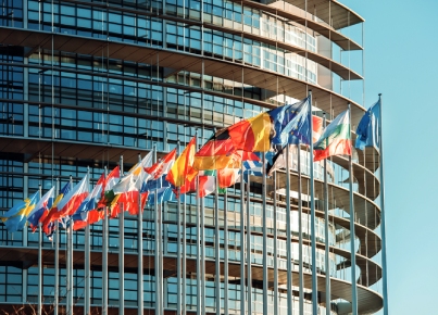 La sede del Parlamento Europeo a Strasburgo.