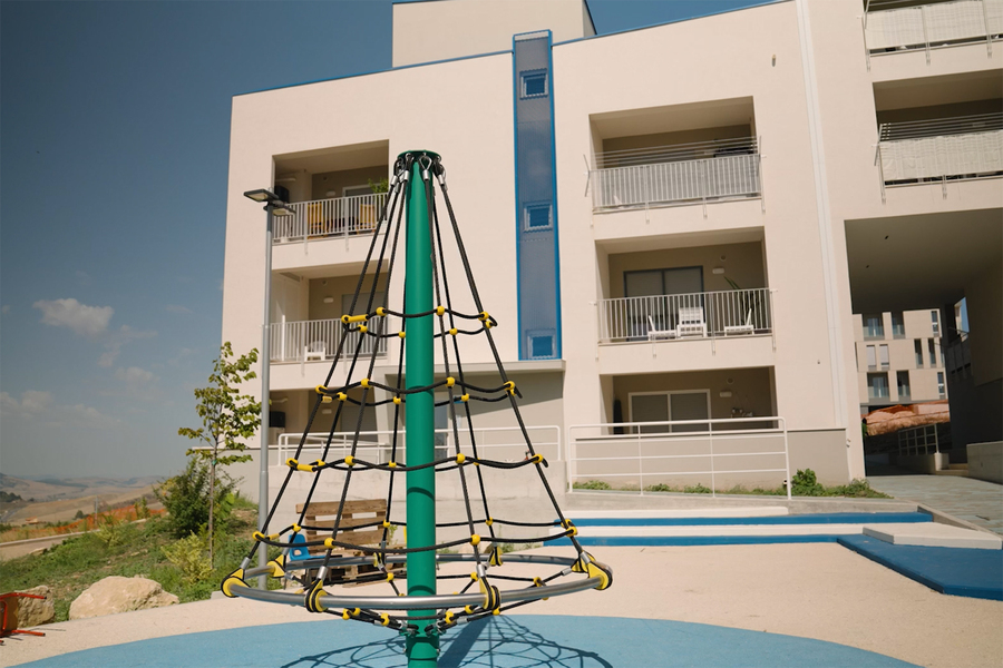 Parco giochi di un condominio