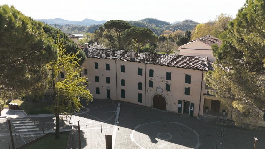 Visione panoramica del Museo Gypsotheca di Possagno