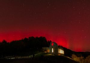 Osservatorio Sormano Aurora Boreale 10 ottobre 2024 e nuovo osservatorio