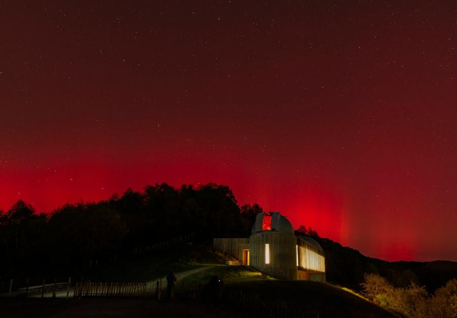 Osservatorio Sormano Aurora Boreale 10 ottobre 2024 e nuovo osservatorio
