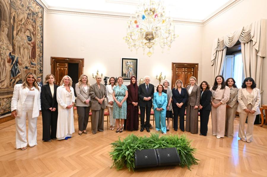 Le premiate della 38esima edizione del Premio Bellisario ricevute al Quirinale